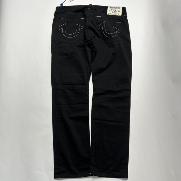 True Religion Moto DTM Grey Stitch Logo Size 38 - Picture 2 of 4